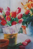 Floral watercolor Painting